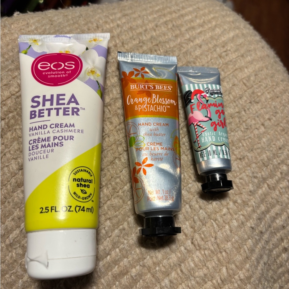 Lot of Various Hand Creams, EOS, Burt's Bees & Original Asquith+Somerset. Sealed